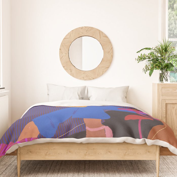 Mushrooms girl Duvet Cover Gallery Image 3