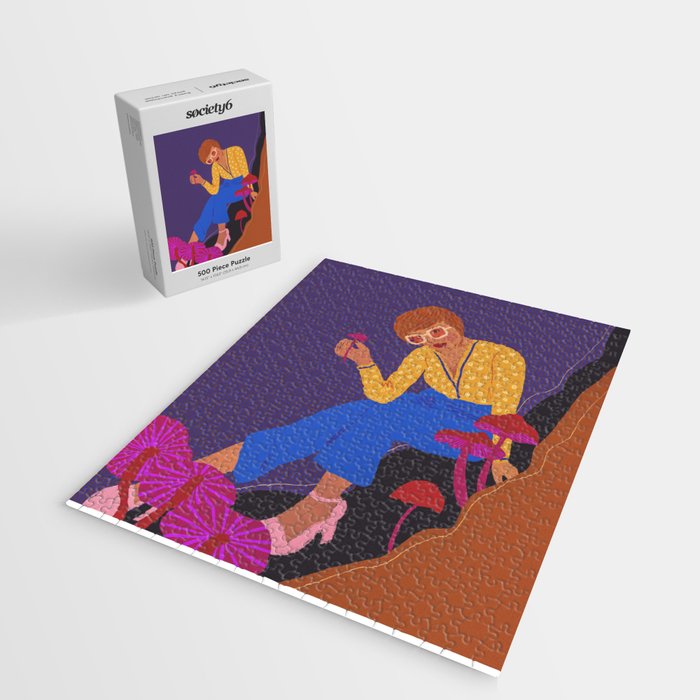 Mushrooms girl Jigsaw Puzzle Gallery Image 2