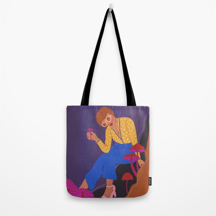 Mushrooms girl Tote Bag Gallery Image 2