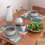 Moonlit Mediterranean Abstract Landscape Placemat Gallery Image 2