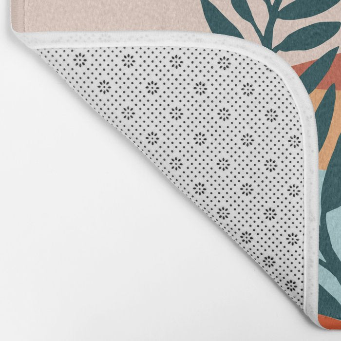 Moonlit Mediterranean Abstract Landscape Bath Mat Gallery Image 2