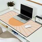 Minimal Sunrays Desk Mat Gallery Image 2