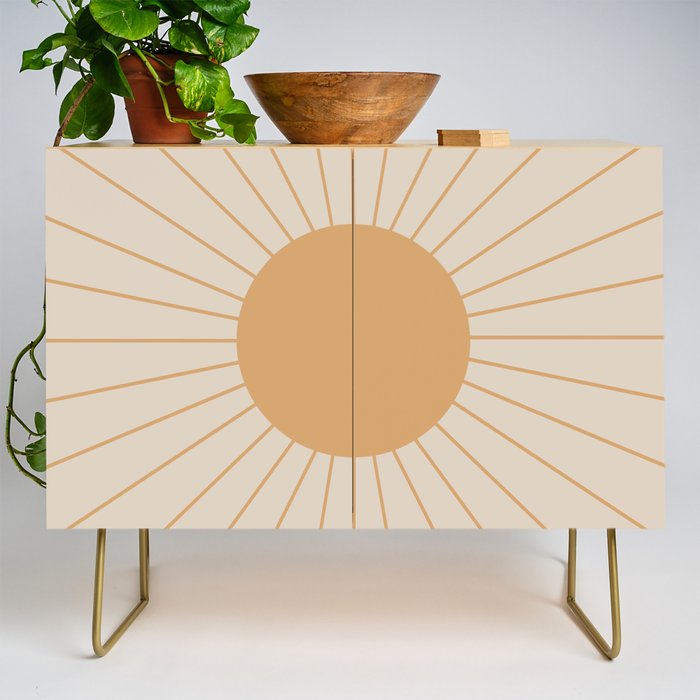 Minimal Sunrays Credenza Gallery Image 1