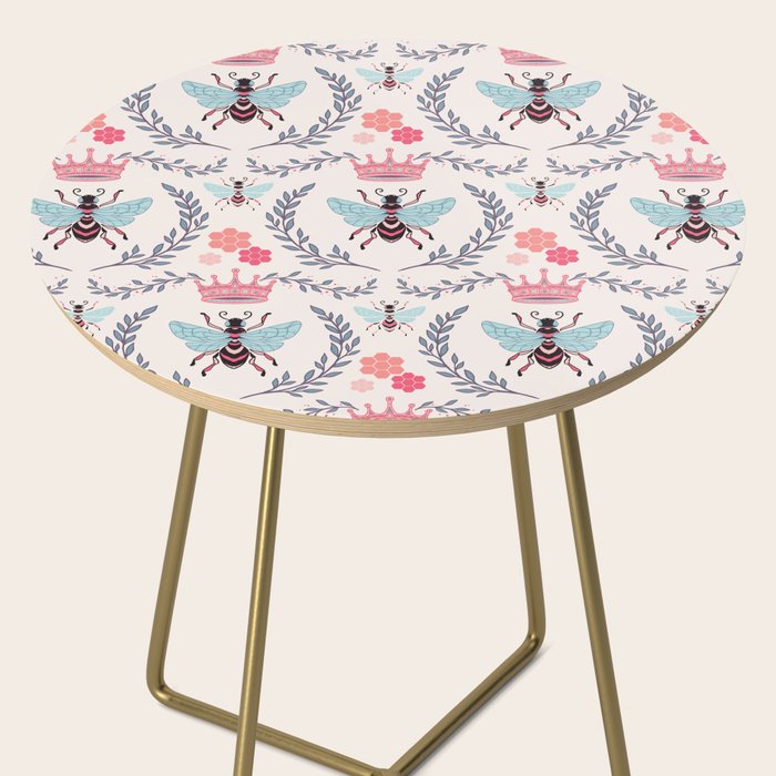 Queen Bee - Coral Pink Side Table Gallery Image 2