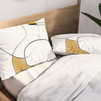Lines Organic Shapes Pillow Sham Gallery Image 2