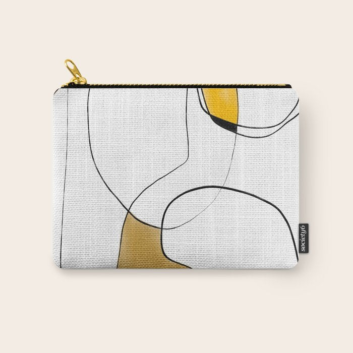 Lines Organic Shapes Carry All Pouch Gallery Image 1