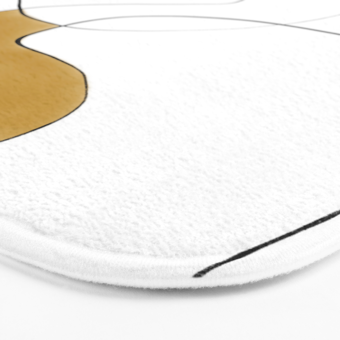 Lines Organic Shapes Bath Mat Gallery Image 3