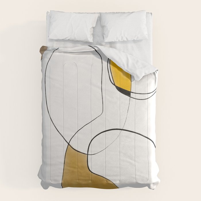 Lines Organic Shapes Comforter Gallery Image 1