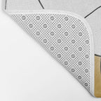 Lines Organic Shapes Bath Mat Gallery Image 2