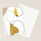 Lines Organic Shapes Stationery Card Gallery Image 2