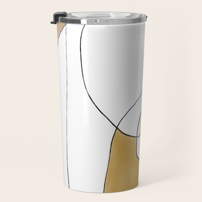 Lines Organic Shapes Travel Mug Gallery Image 3