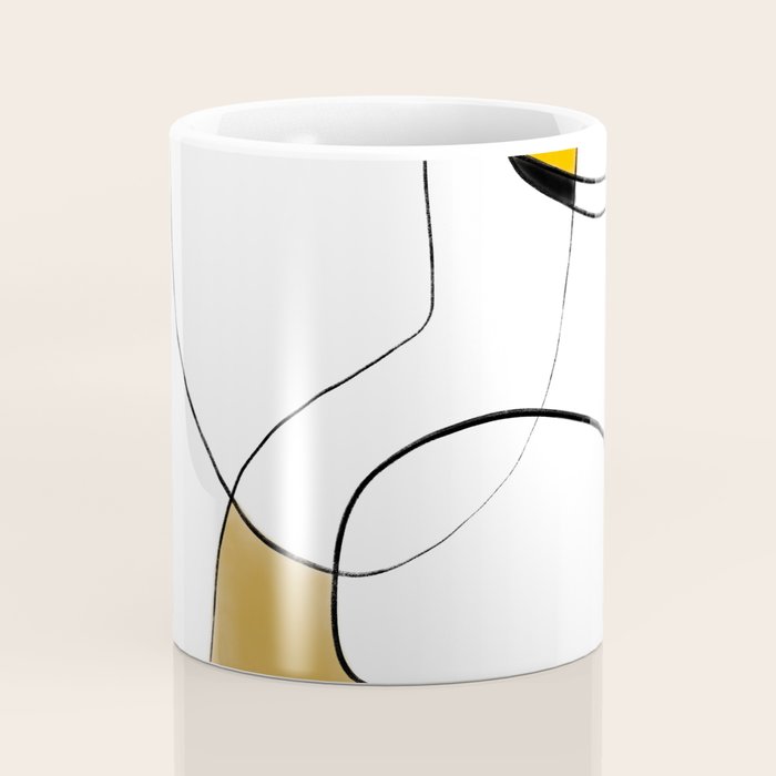 Lines Organic Shapes Coffee Mug Gallery Image 4