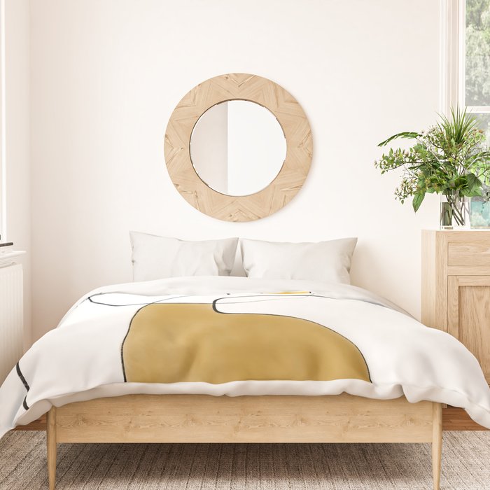 Lines Organic Shapes Duvet Cover Gallery Image 3
