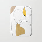 Lines Organic Shapes Bath Mat Gallery Image 1