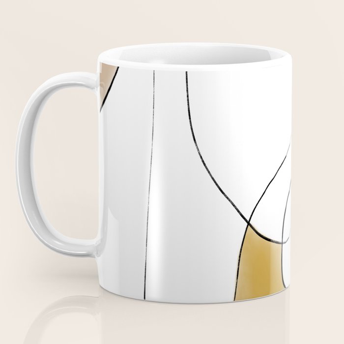 Lines Organic Shapes Coffee Mug Gallery Image 3