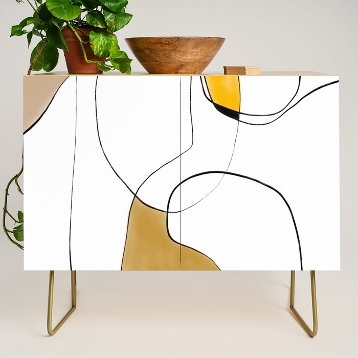 Lines Organic Shapes Credenza Gallery Image 1