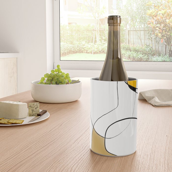 Lines Organic Shapes Wine Chiller Gallery Image 4