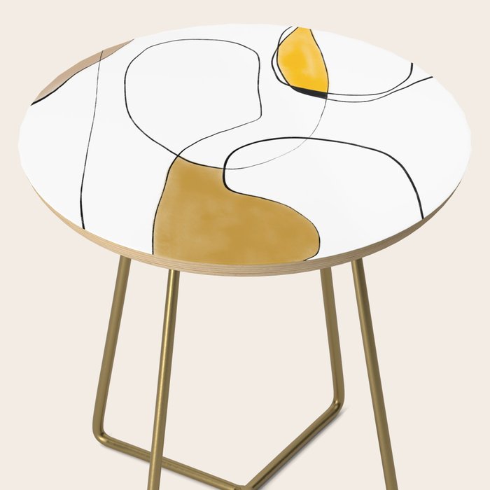 Lines Organic Shapes Side Table Gallery Image 2