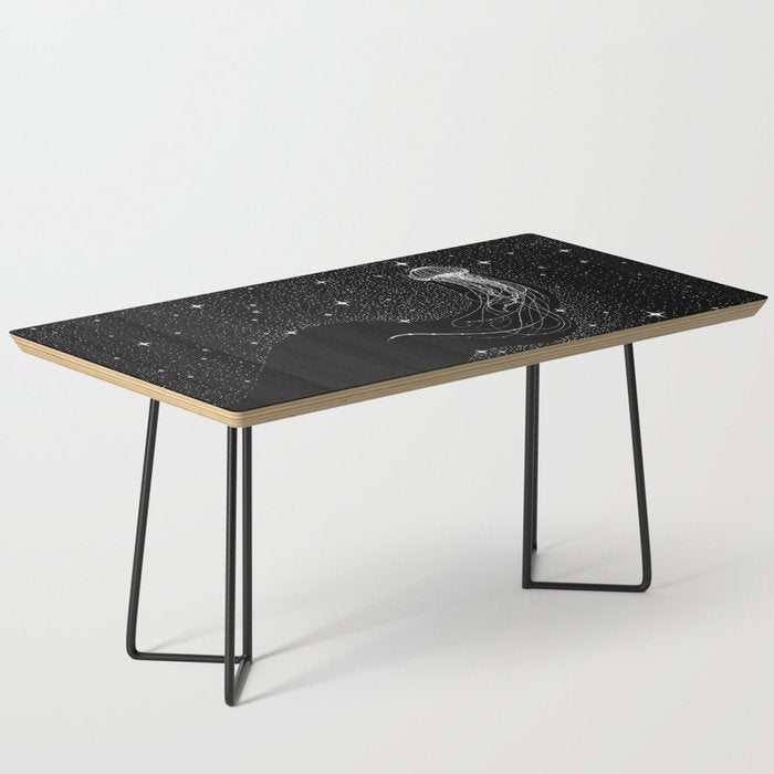 starry jellyfish (Black Version) Coffee Table Gallery Image 1