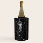 starry jellyfish (Black Version) Wine Chiller Gallery Image 3
