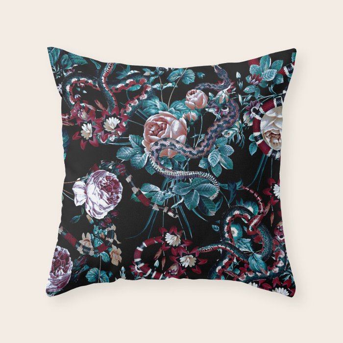 Dangers in the Forest III-II Throw Pillow Gallery Image 1