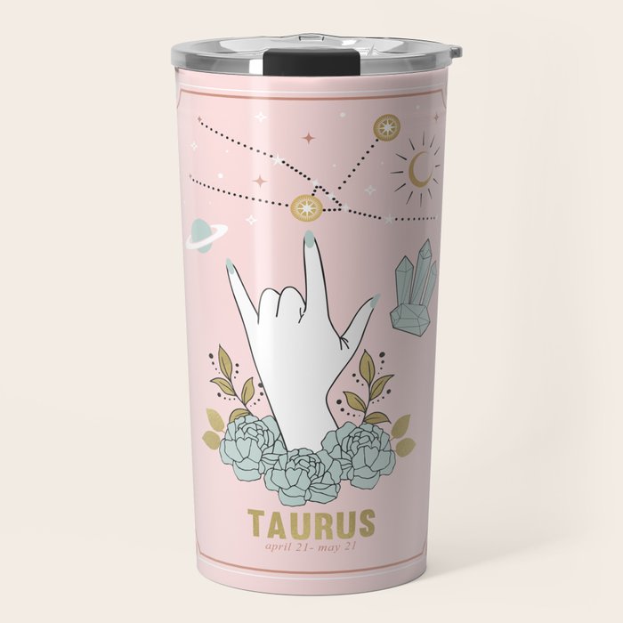 Taurus Zodiac Series Travel Mug Gallery Image 1