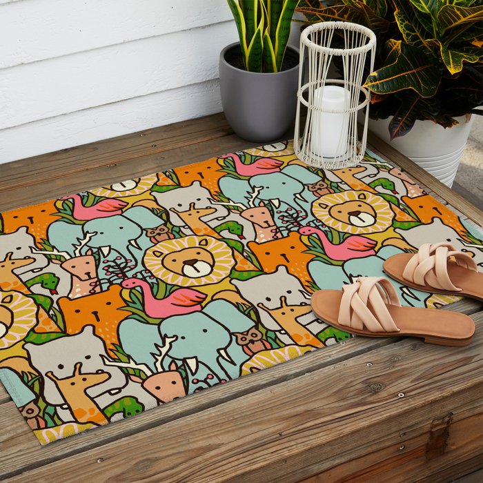 Jungle Outdoor Rug Gallery Image 2