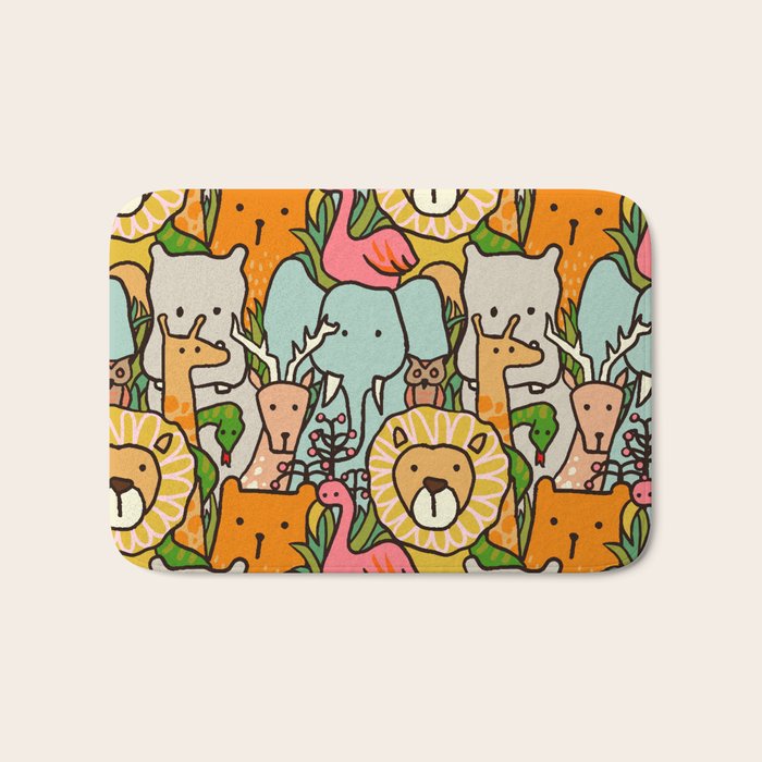 Jungle Bath Mat Gallery Image 1