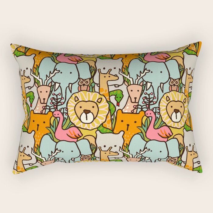 Jungle Rectangular Pillow Gallery Image 2