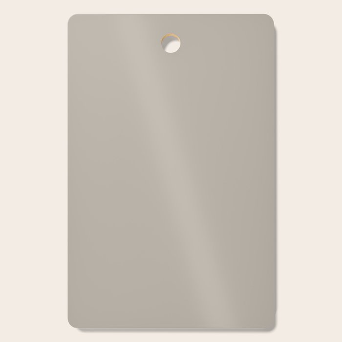 Neutral Taupe Grey III Solid Color Cutting Board Gallery Image 1