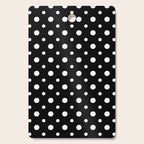 Polka-dot Black And White Cutting Board Gallery Image 1