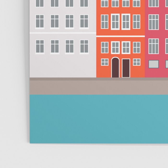 Denmark, Nyhavn, Copenhagen Travel Poster Poster Gallery Image 3
