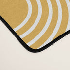 Rainbow balance - yellow Desk Mat Gallery Image 4