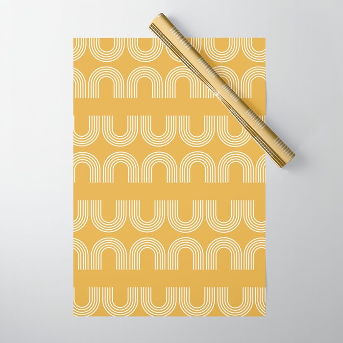 Rainbow balance - yellow Wrapping Paper Gallery Image 1