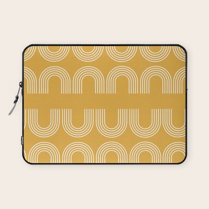 Rainbow balance - yellow Laptop Sleeve Gallery Image 1