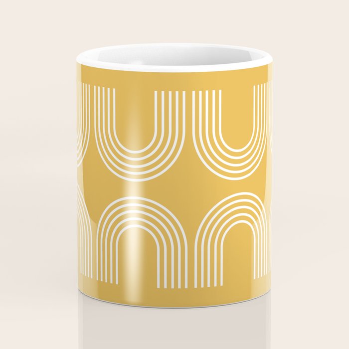 Rainbow balance - yellow Coffee Mug Gallery Image 4