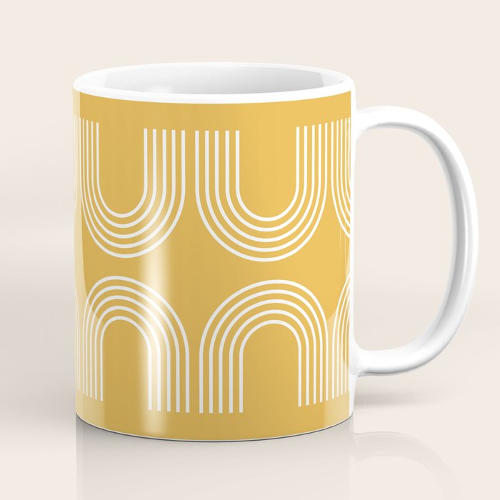 Rainbow balance - yellow Coffee Mug Gallery Image 1