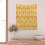 Rainbow balance - yellow Wall Tapestry Gallery Image 2