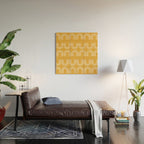 Rainbow balance - yellow Wood Wall Art Gallery Image 2