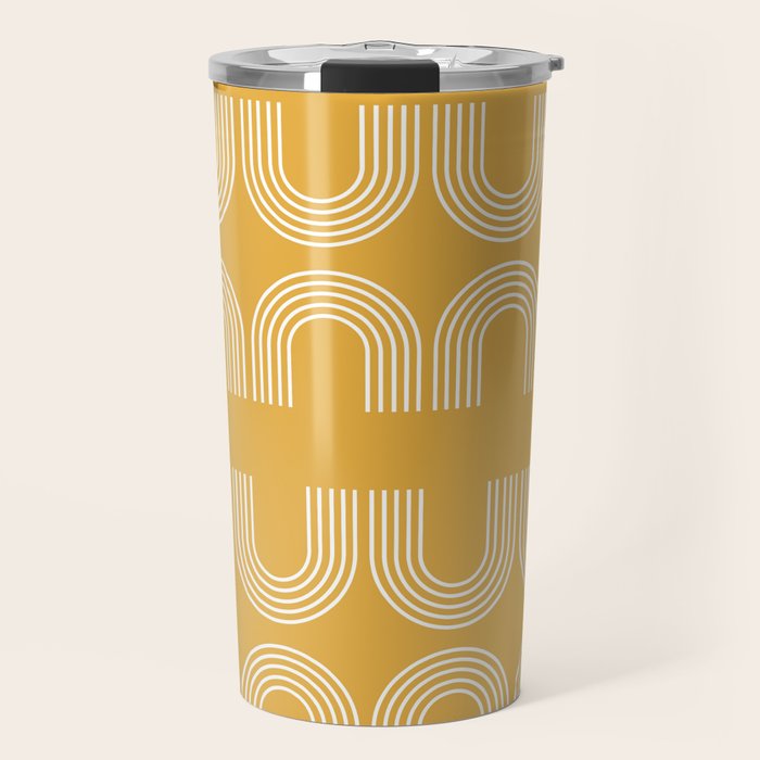 Rainbow balance - yellow Travel Mug Gallery Image 1