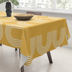 Rainbow balance - yellow Tablecloth Gallery Image 3