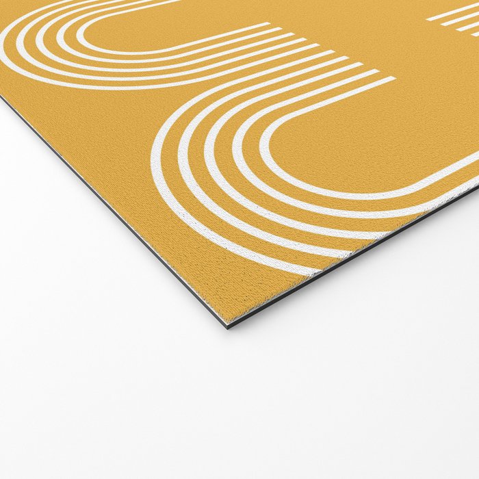 Rainbow balance - yellow Welcome Mat Gallery Image 2