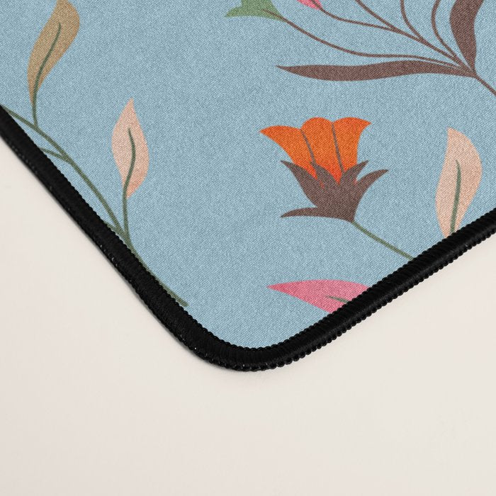 Folk Meadow - Vintage Floral Pattern Desk Mat Gallery Image 4