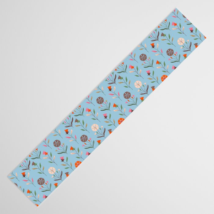 Folk Meadow - Vintage Floral Pattern Table Runner Gallery Image 3