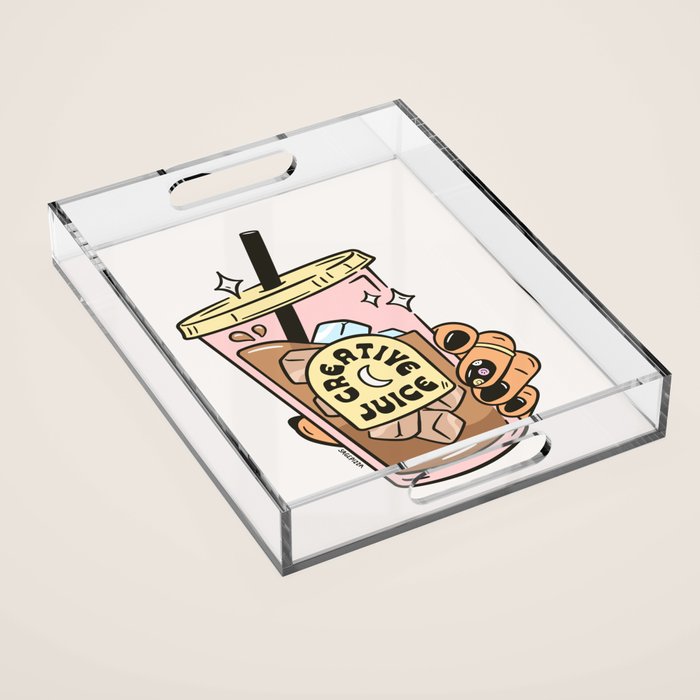 CREATIVE JUICE (LIGHT) Acrylic Tray Gallery Image 1