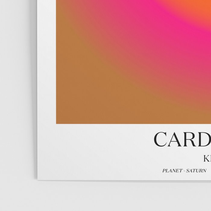 Capricorn Gradient Print Poster Gallery Image 3
