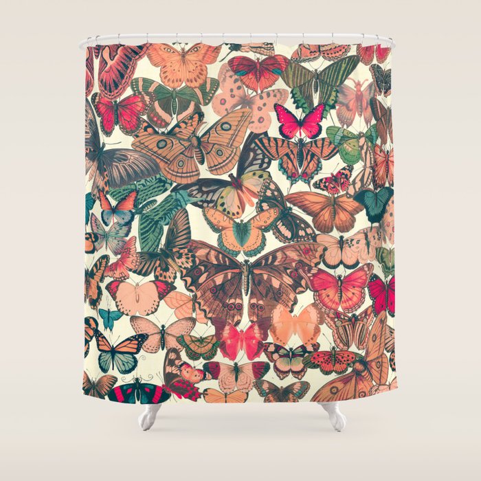 Butterfly Box Shower Curtain Gallery Image 1
