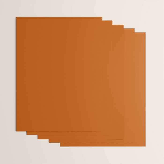 Rust Solid Wrapping Paper Gallery Image 3