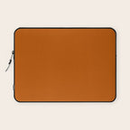 Rust Solid Laptop Sleeve Gallery Image 1