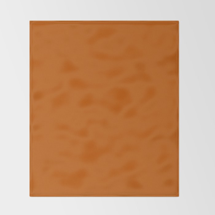 Rust Solid Throw Blanket Gallery Image 2